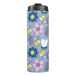 Termo Flores Cutas Primavera Flores Florales Botánicas C