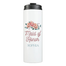 Termo Flores de bodas venecianas, doncella de Honor y Tí