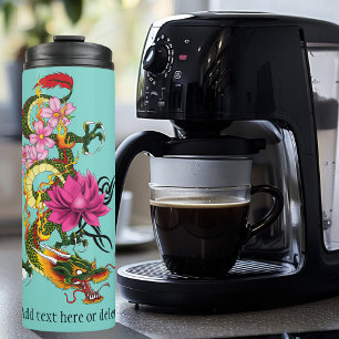 Termo Flores de cerezo de Lotus en el Dragon Chino