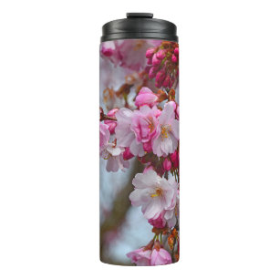 Termo Flores de cerezo rosa