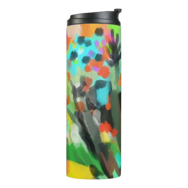 Termo Flores de colores (Rotado hacia la izquierda)