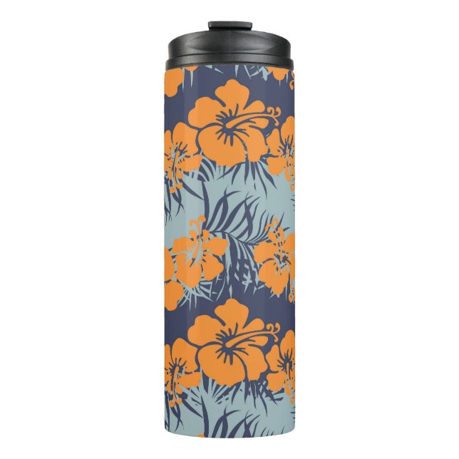Termo Flores de Hibiscus: Papel de escritorio de flores  (Anverso)