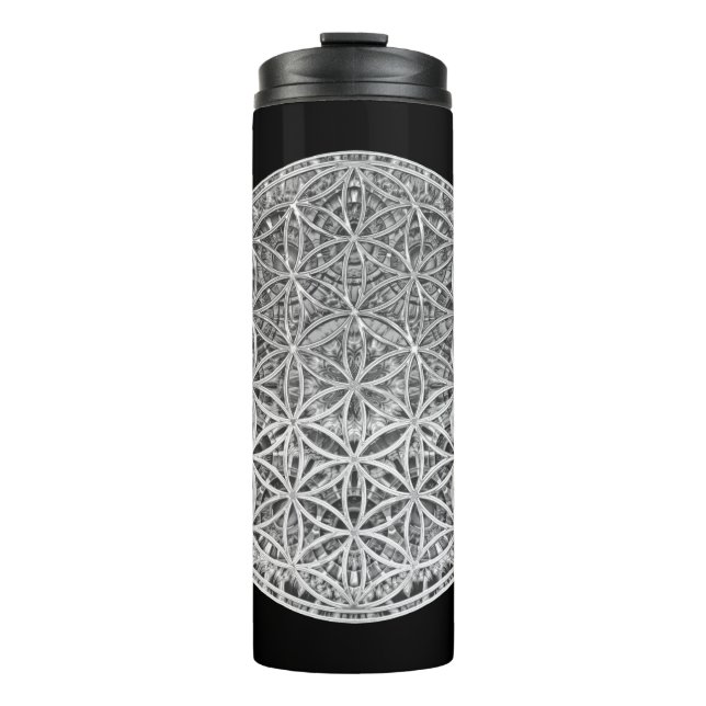 Termo FLORES DE LA VIDA - Medalla Plata (Anverso)