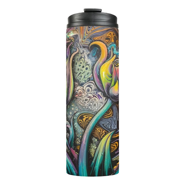 Termo Flores de Mandala (Anverso)