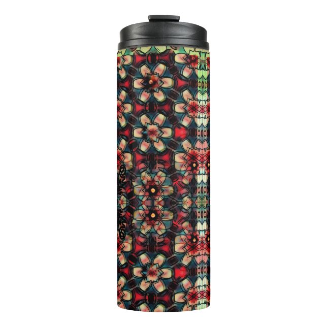 Termo Flores de pesadilla (Anverso)