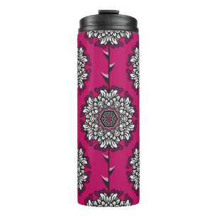 Termo Flores Gráficas Florales Pink Seamless