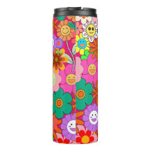 Flores Hippie Retro Groovy Boho