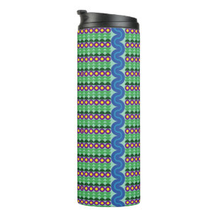 Termo Flores moradas - Tumbler térmico