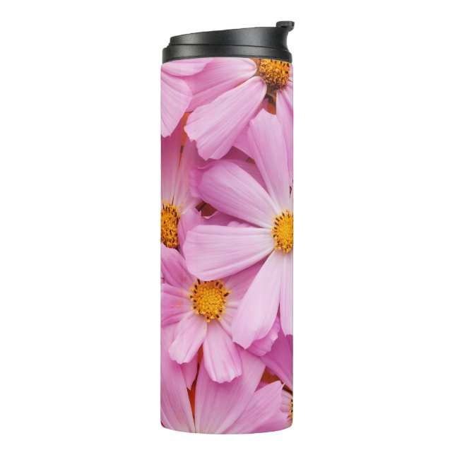 Termo Flores Rosadas (Rotado hacia la izquierda)
