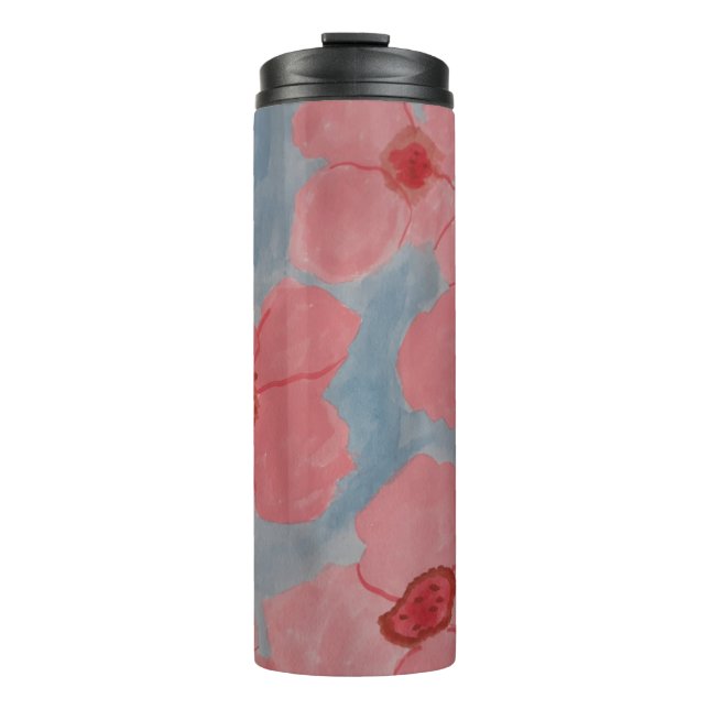 Termo Flores rosadas de caramelo (Anverso)