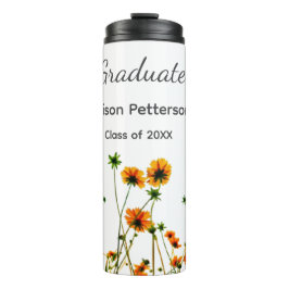 Termo flores silvestres amarillas modernas graduadas rús