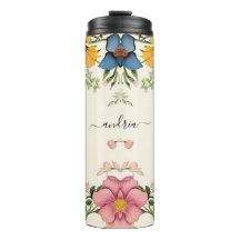 Flores silvestres de época, nombre de guión negro