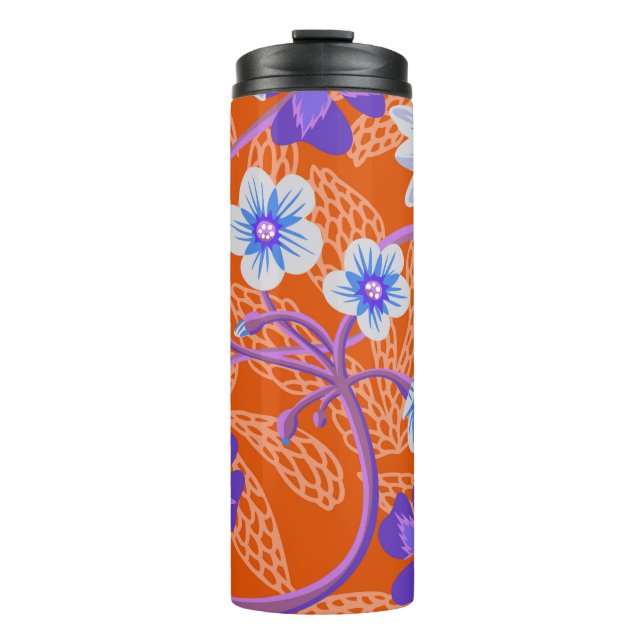 Termo Flores silvestres florecientes decorativas. Bac fl (Anverso)