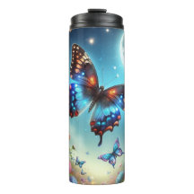 Flores solares de luna de mariposa