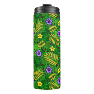Termo flores tropicales