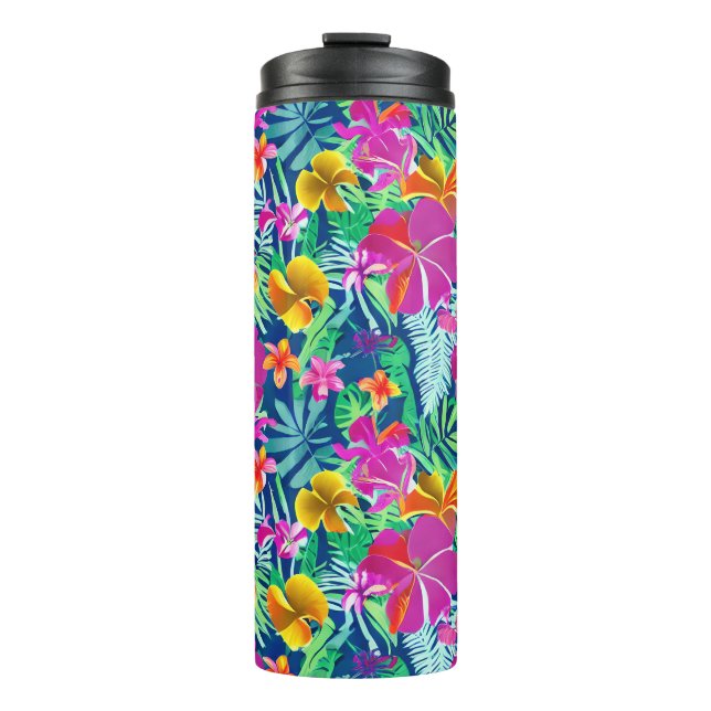 Termo Flores Tropicales Exóticas Y Audaces (Anverso)