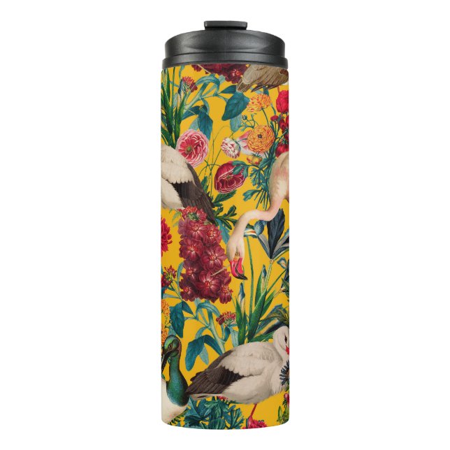 TERMO FLORES Y AVES XVIII (Anverso)