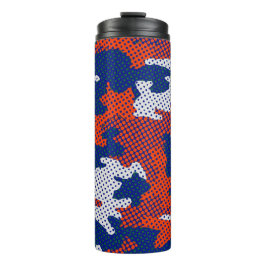 Termo Florida Swamp Gator Blue & Orange Camo
