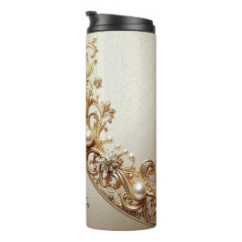 Termo Floritura Dorada Ornamentada