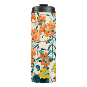 Termo Flower Garden. Small Cute Florals and Branches Swe
