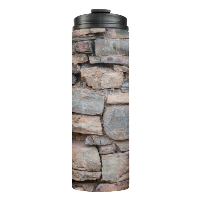 Termo Fondo abstracto de textura de pared de piedra anti (Anverso)