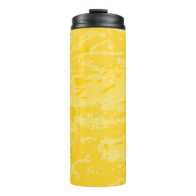 Termo Fondo amarillo del patrón de textura (Anverso)