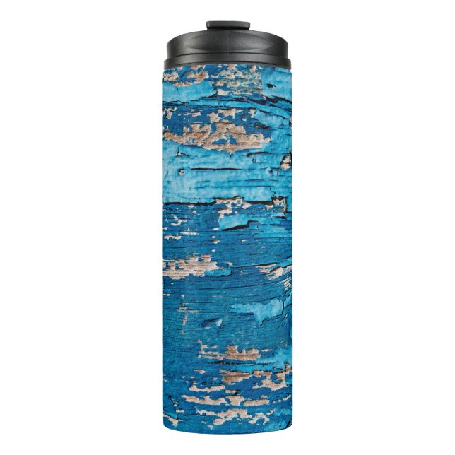 Termo Fondo azul de madera  (Anverso)