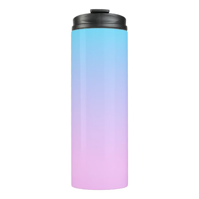 Termo Fondo de degradado azul y rosa (Anverso)