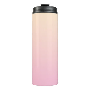 Termo Fondo de degradado rosa y amarillo pálido