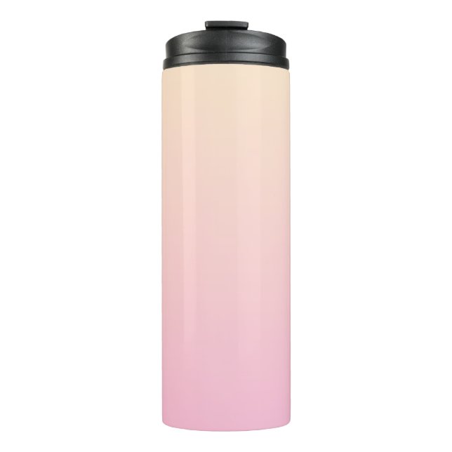 Termo Fondo de degradado rosa y amarillo pálido (Anverso)