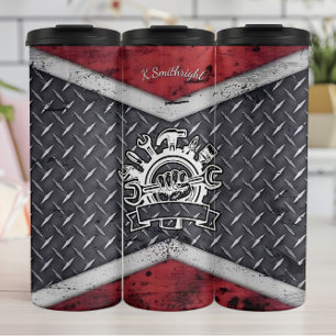 Termo Fondo de Emblema de Herramienta Mecánica Industria