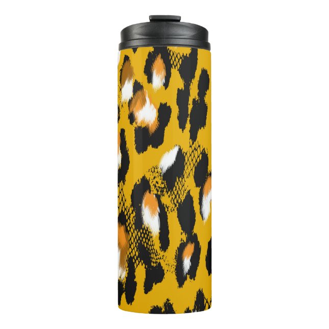 Termo Fondo de impresión animal de textura de leopardo (Anverso)