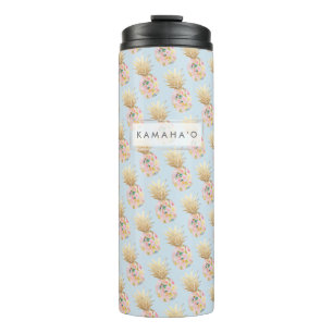 Termo Fondo de la hawaiana Pineapples/DIY de PixDezines