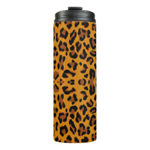 Termo Fondo de la piel del leopardo del patrón