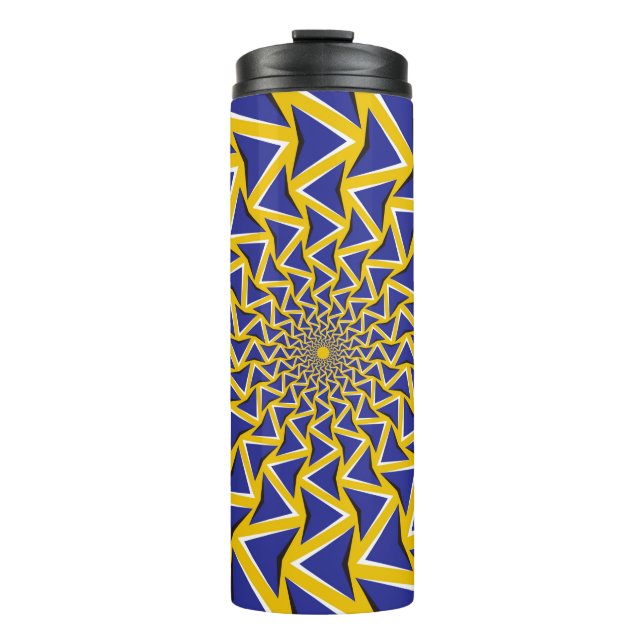 Termo Fondo de mapa de bits con ilusión de movimiento óp (Anverso)