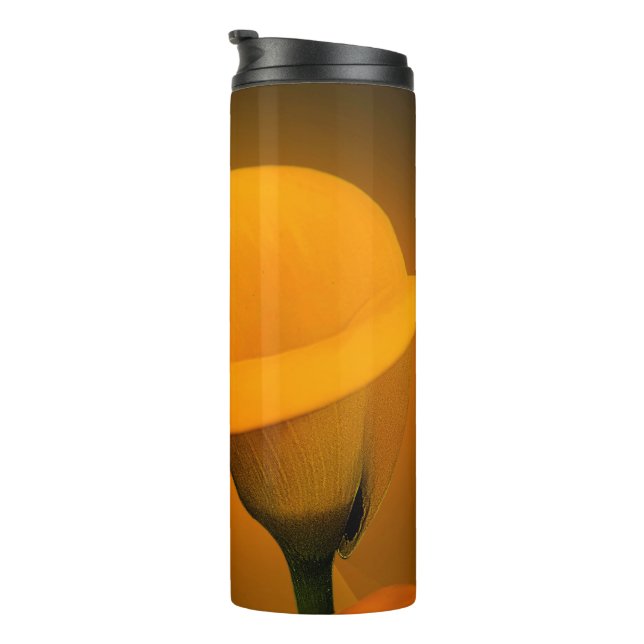 Termo Fondo De Masa Amarilla Calla Lily (Rotado hacia la derecha)