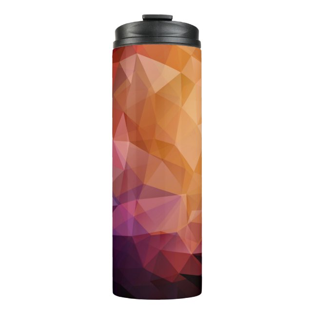 Termo fondo de mosaico triangular con transparencias en  (Anverso)