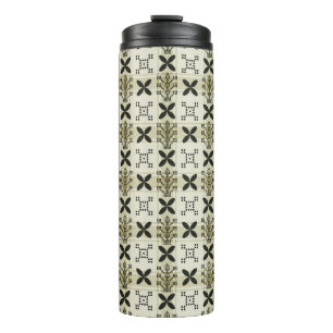 Termo Fondo de patrón de imprimación geométrica. Diseño 