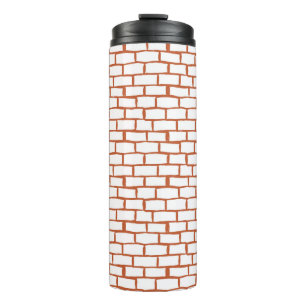 Termo fondo de textura de ladrillo