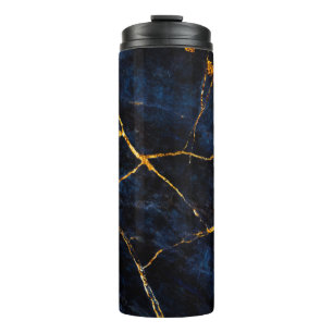Termo Fondo de textura de mármol azul, eslora de mármol