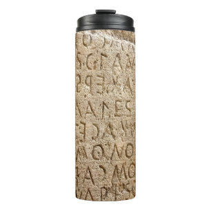 Termo Fondo de textura de piedra de las letras