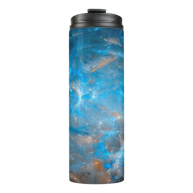 Termo Fondo del espacio futurista, abstracto,ligar (Anverso)