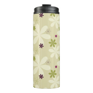 Termo Fondo floral retro