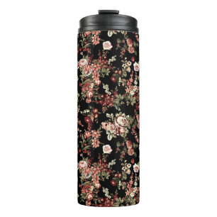 Termo Fondo floral sin soldadura: patrón floral.
