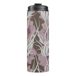 Termo Fondo floral sin soldadura, patternart sin soldadu