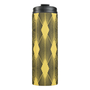 Termo Fondo geométrico abstracto. Ilustración de Art Dec