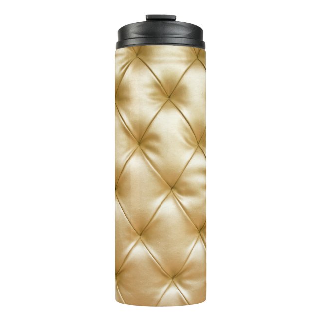 Termo Fondo gris de mosaico abstracto brillante con bril (Anverso)