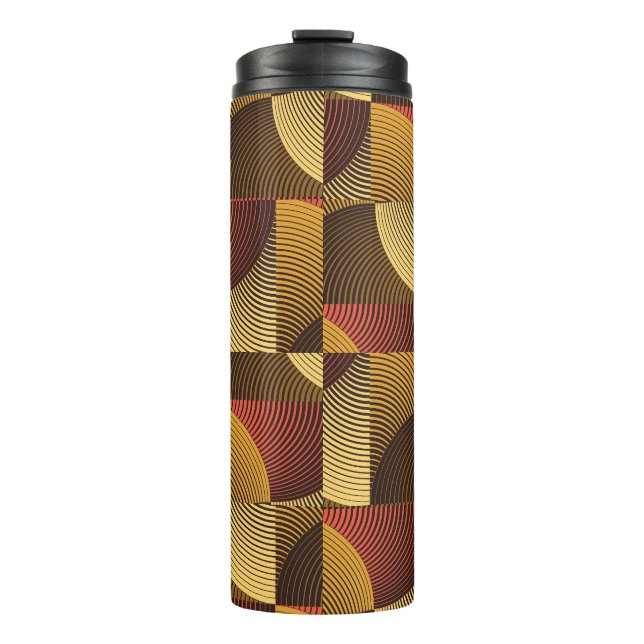 Termo Fondo texturizado geométrico abstracto de arte (Anverso)