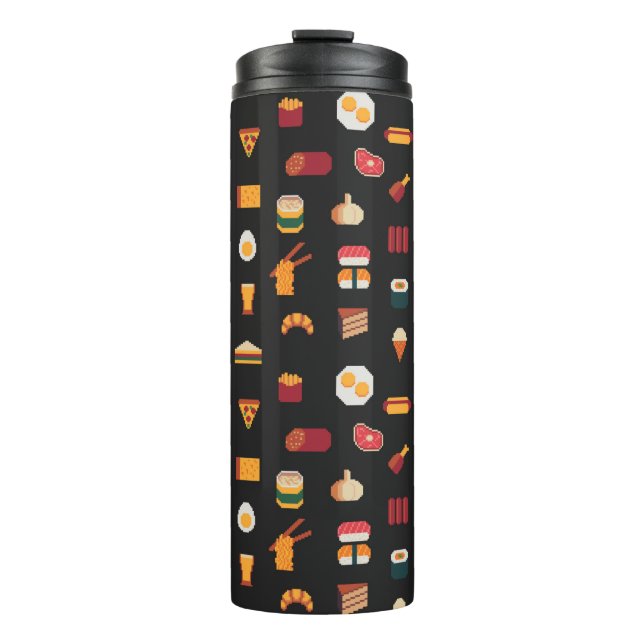 Termo Food seamless pixel art pattern,fabric textures,is (Anverso)