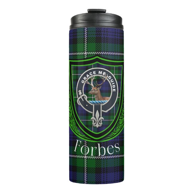 Termo Forbes Scottish Clan Tartan & Crest (Anverso)